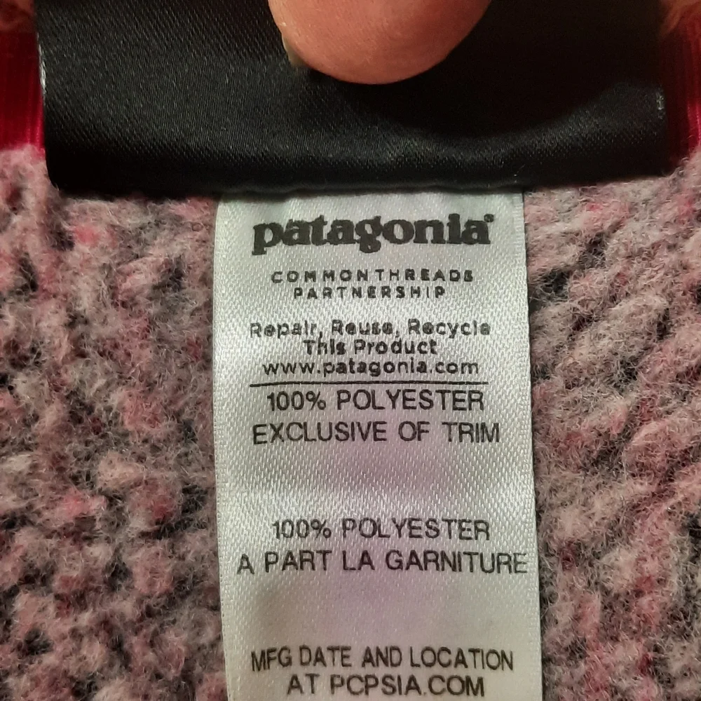 PATAGONIA Re-tool Snap-t Pullover Special Limited Edition Cupcake Pink Magenta S - Picture 8 of 10